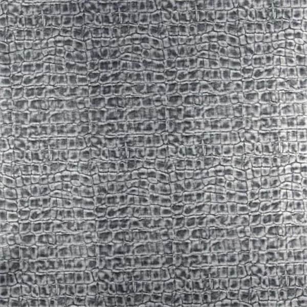 Fine-Line 54 in. Wide Gray, Metallic Reptile Faux Leather Vinyl Fabric FI1529804 - main
